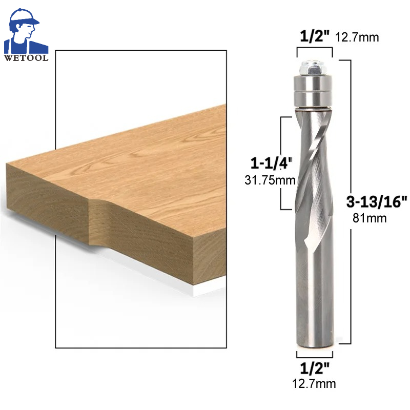 Cnc Bits - Frez spiralny z węglika spiekanego do