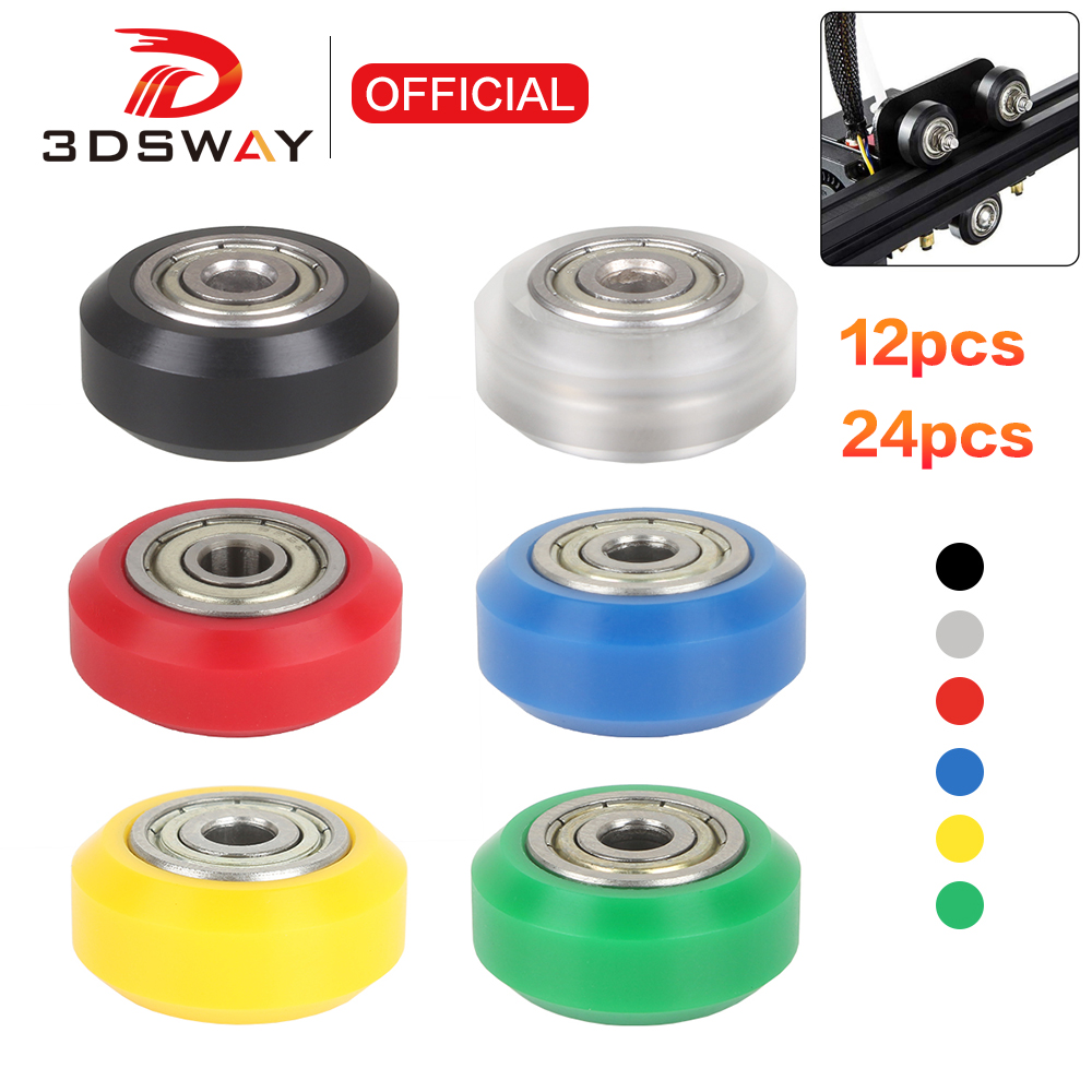 V Slot Wheel - 3dsway 12/24 szt. Koło pasowe z