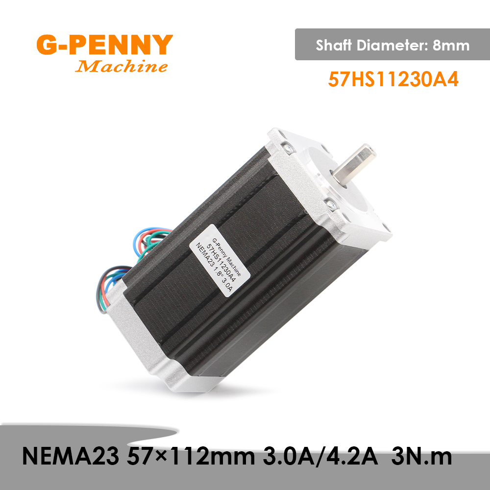 Nema23 Stepper - NEMA23 57x112mm 3Nm silnik krokowy 3A/4.2A
