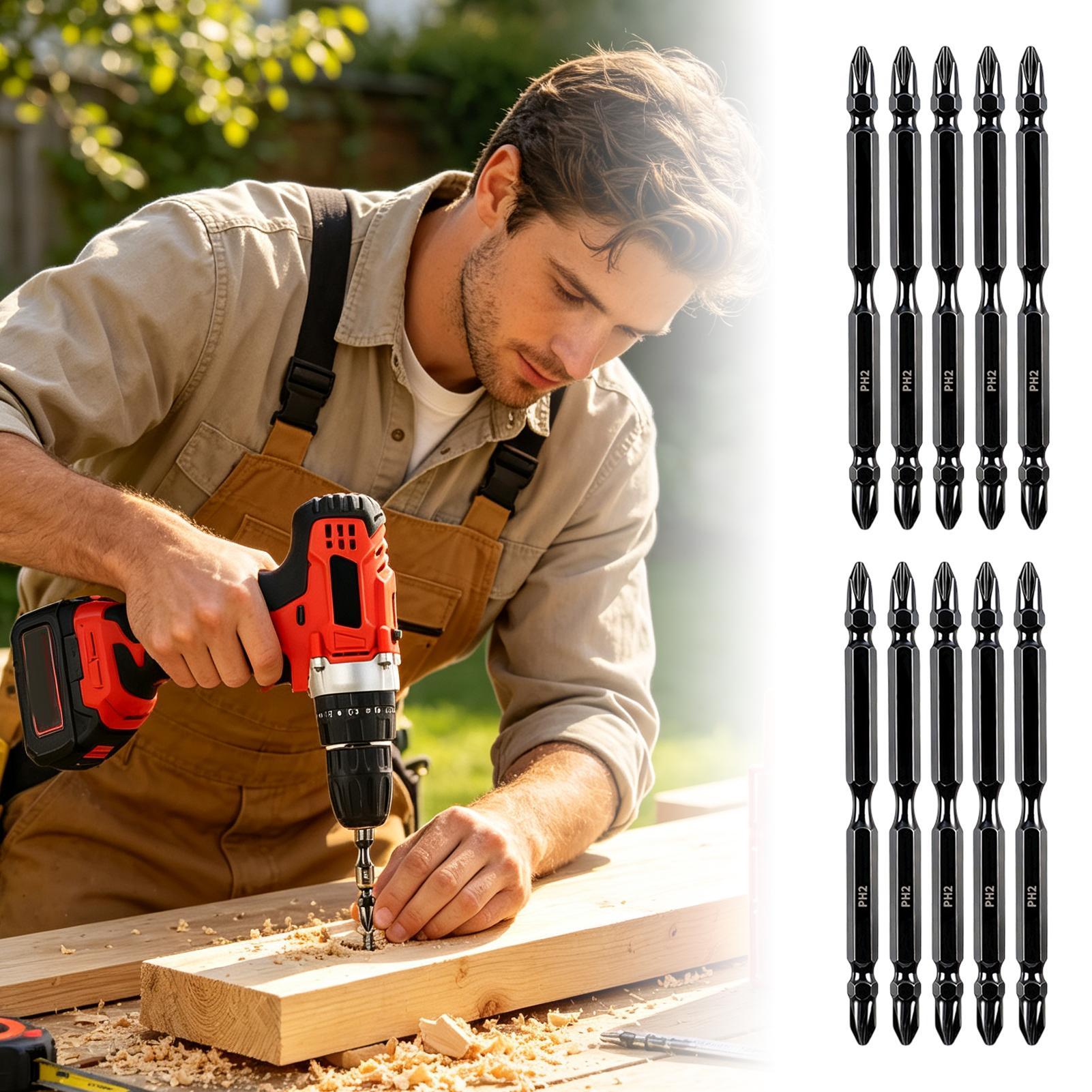 Drill Bit Set - Zestaw bitów magnetycznych do wiertarki, dwustronne