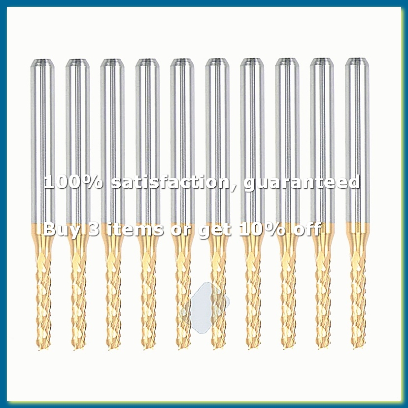 End Mill - 10 SZT. Frezy trzpieniowe z węglika