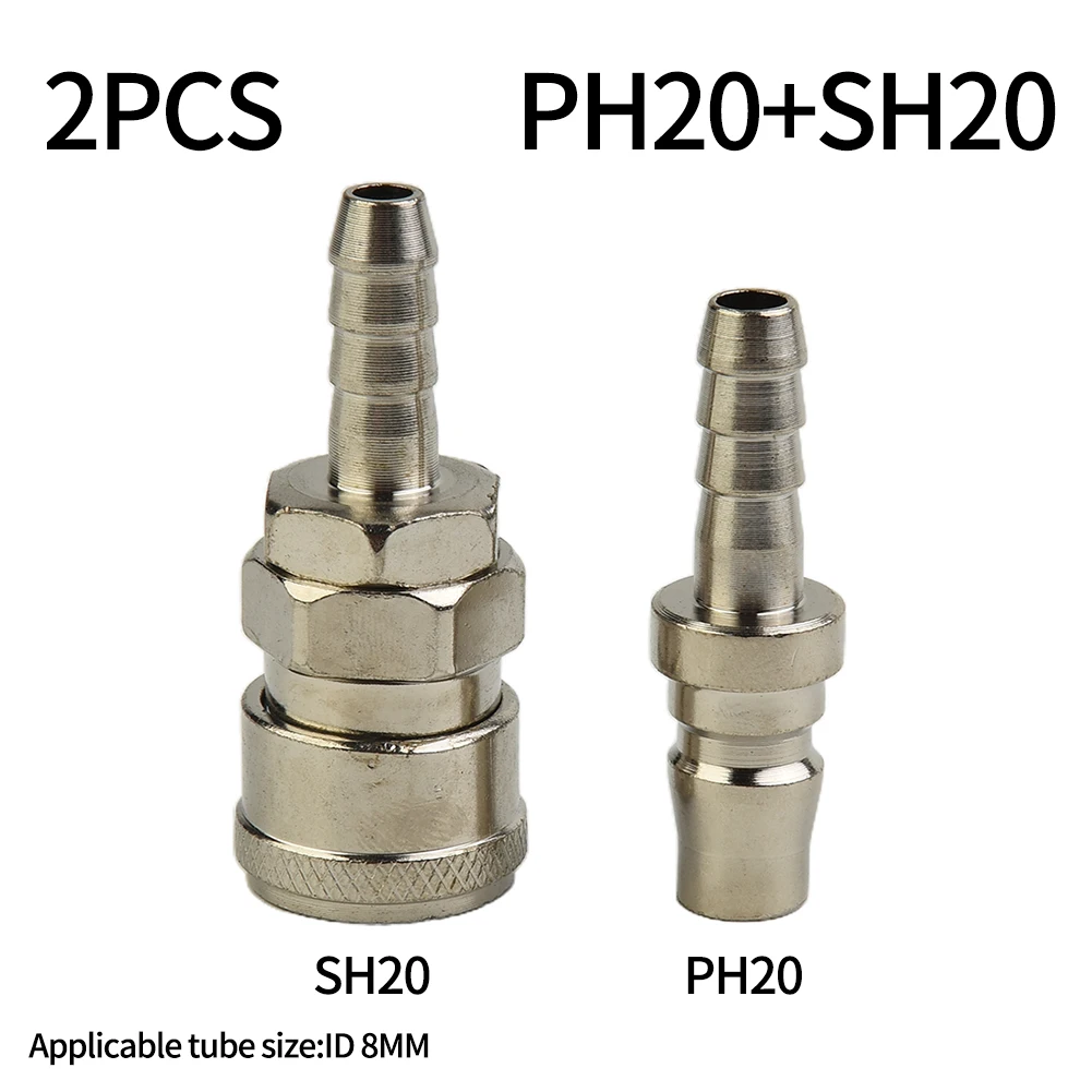 Coupling 8Mm - 2 szt. Złączki do przewodów pneumatycznych