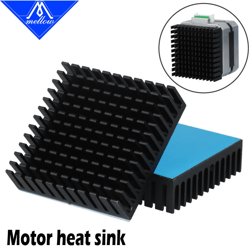 Nema 17 Stepper - Mellow drukarka 3D aluminiowy radiator silnika