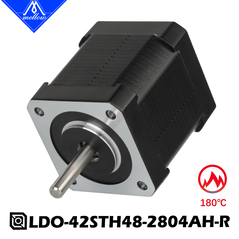 Nema 17 Stepper - Łagodna wysokotemperaturowa LDO-42STH48-2804AH-R silnika krokowego LDO