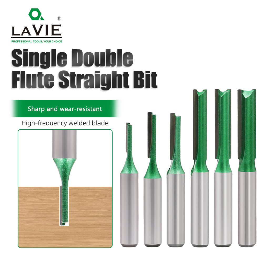 End Mill Set - Zestaw frezów do rowków LAVIE, trzpień