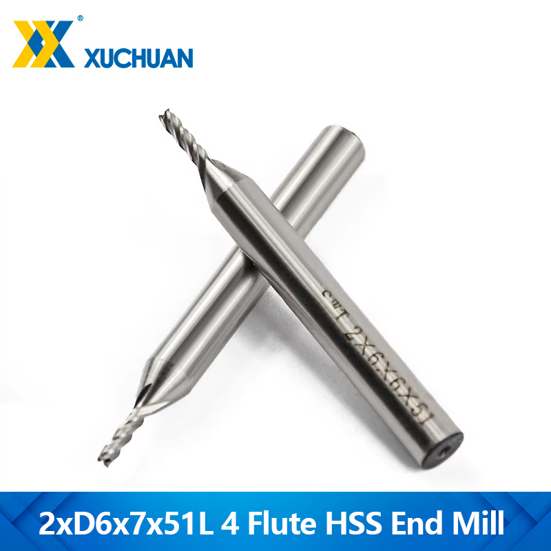 End Mill Set - 1szt Średnica Frez 2mm Frez 4-ostrzowy