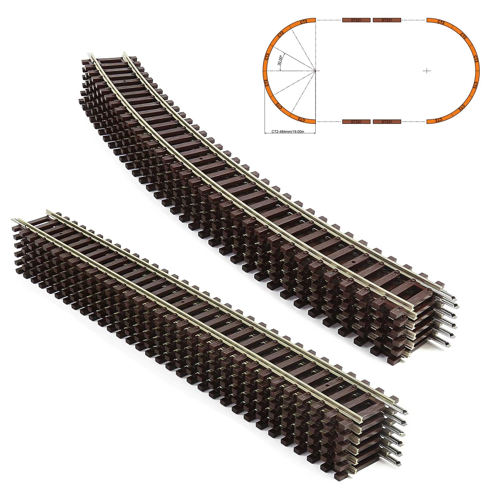 Linear Rail - Evemodel Model Trains HO Skala 1:87