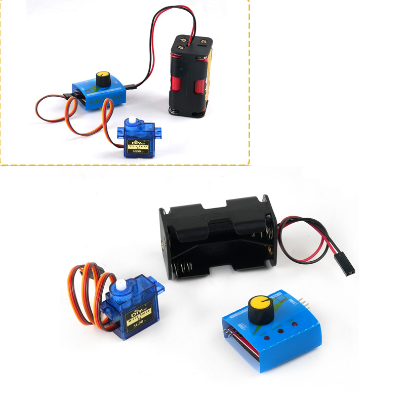 Servo 9G - Tester serwomechanizmów cyfrowych 3CH RC, kontroler