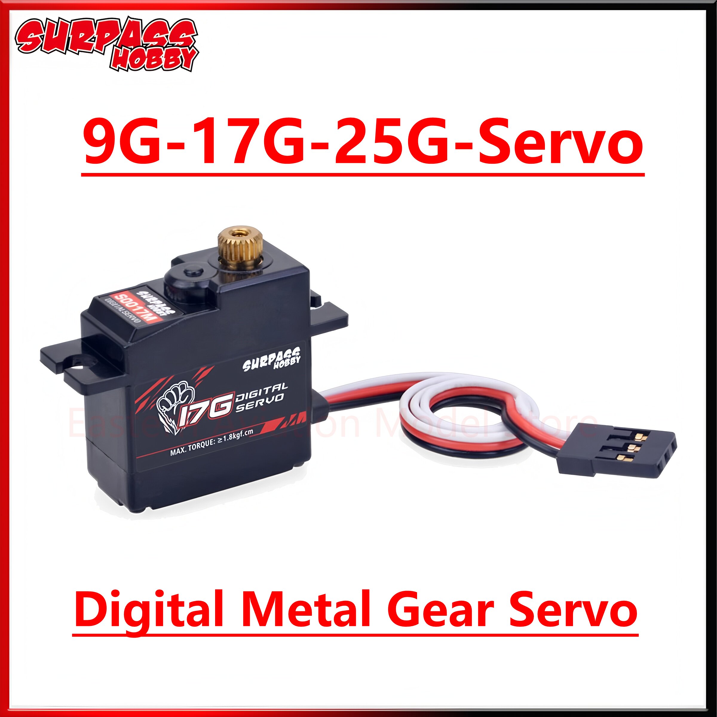 Servo 9G - Surpass Hobby S009M 9G S0017M 17G