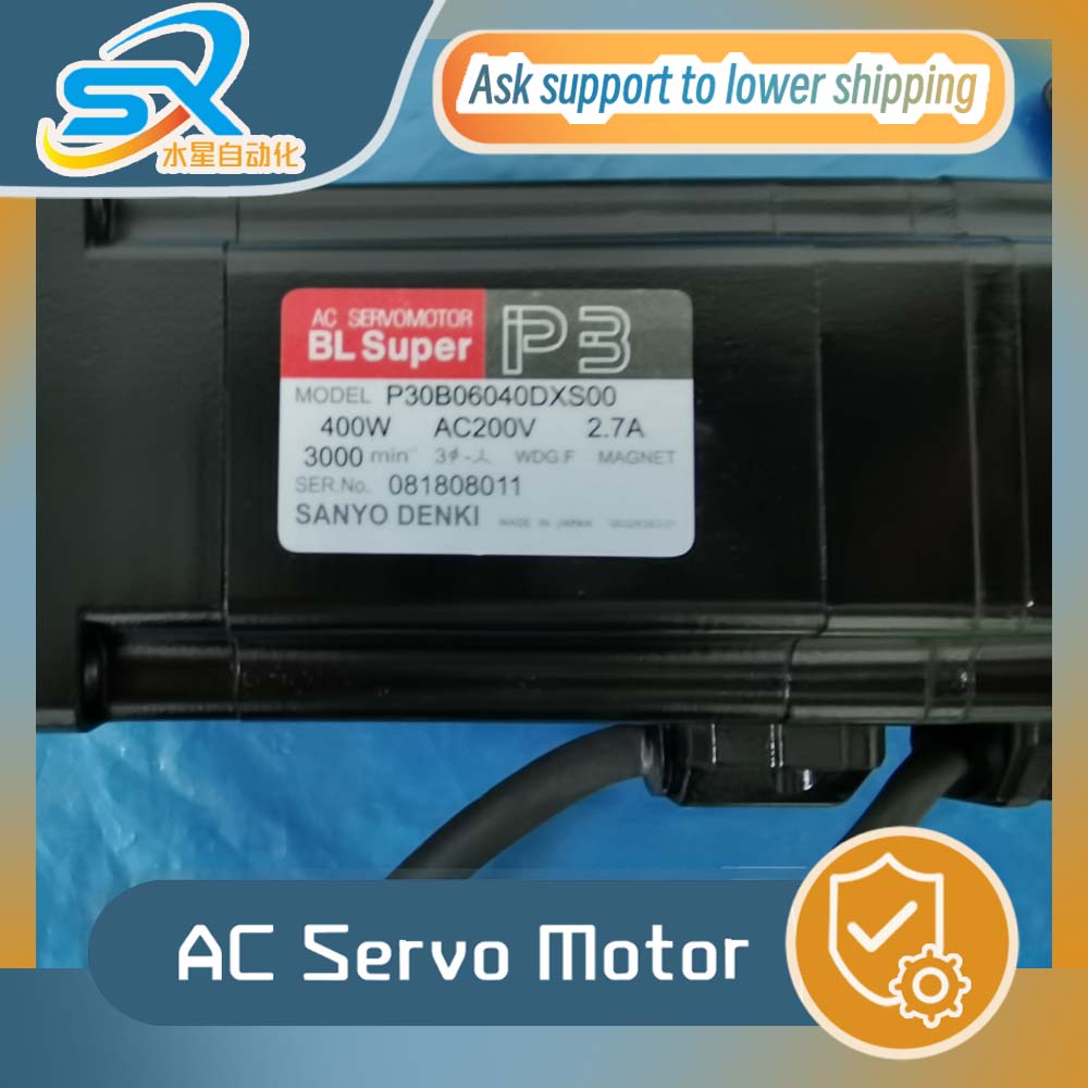 Servo Motor - Oryginalny serwomotor SANYO DENKI P30B06040DXS00 400W,