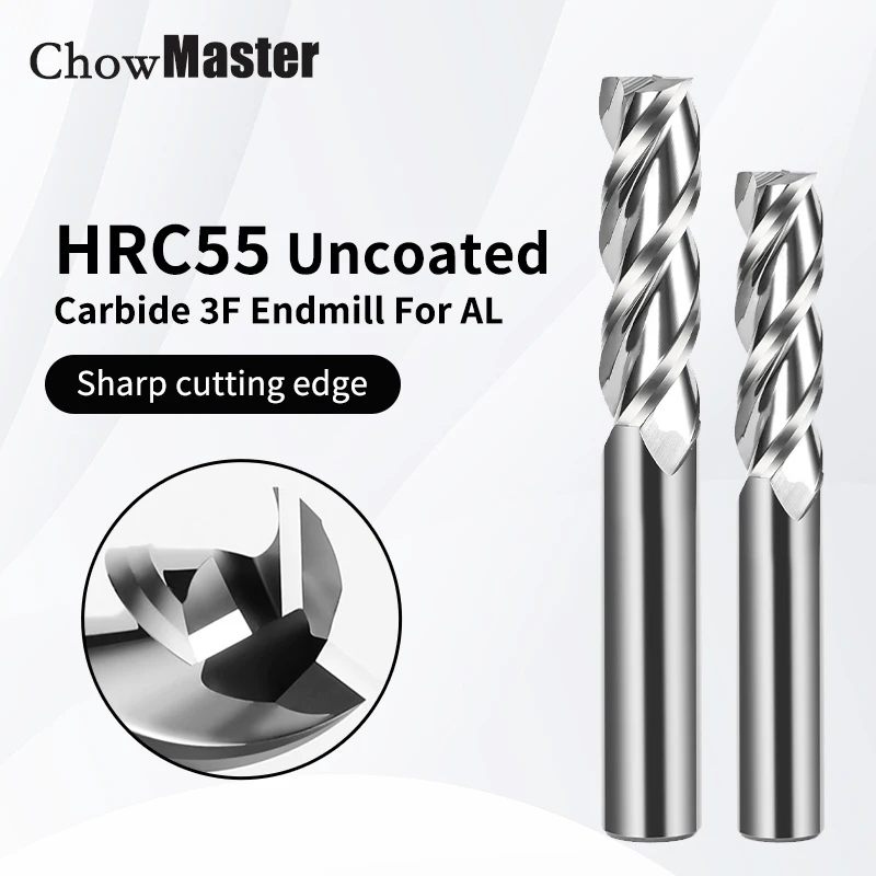 End Mill Set - Frez trzpieniowy 3F Aluminiowy 4mm 6mm