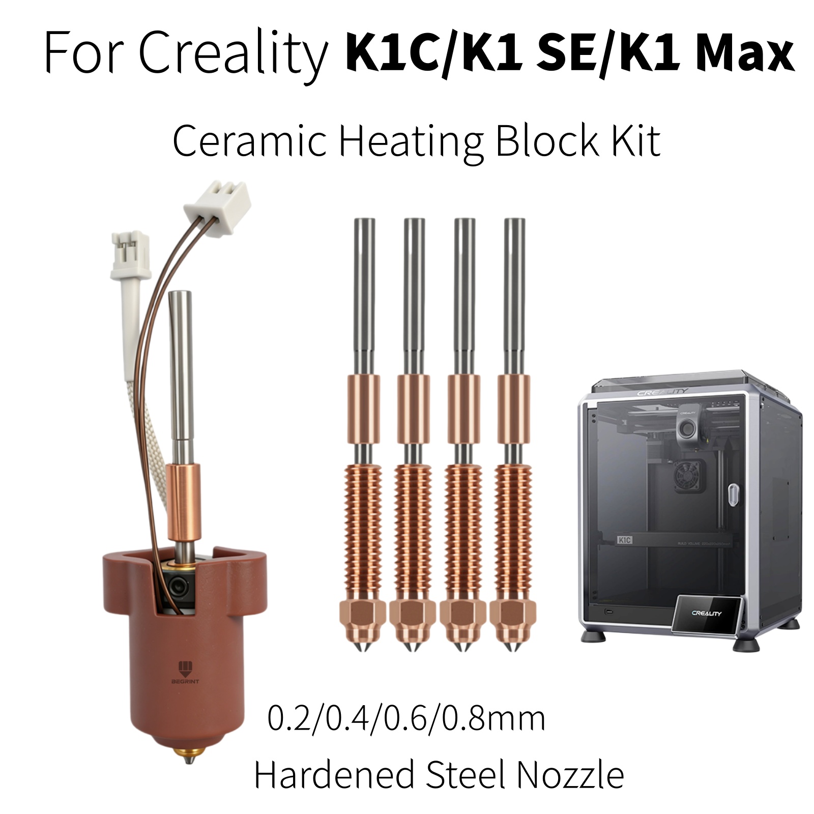 Aluminium Profile 2020 - Hotend do Creality K1C K1 MAX