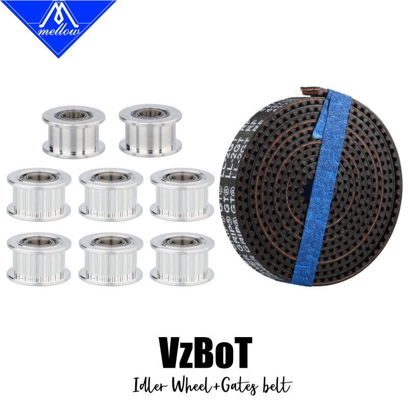 Gt2 Pulley - Mellow 1Set Aluminium GT2 Idler With
