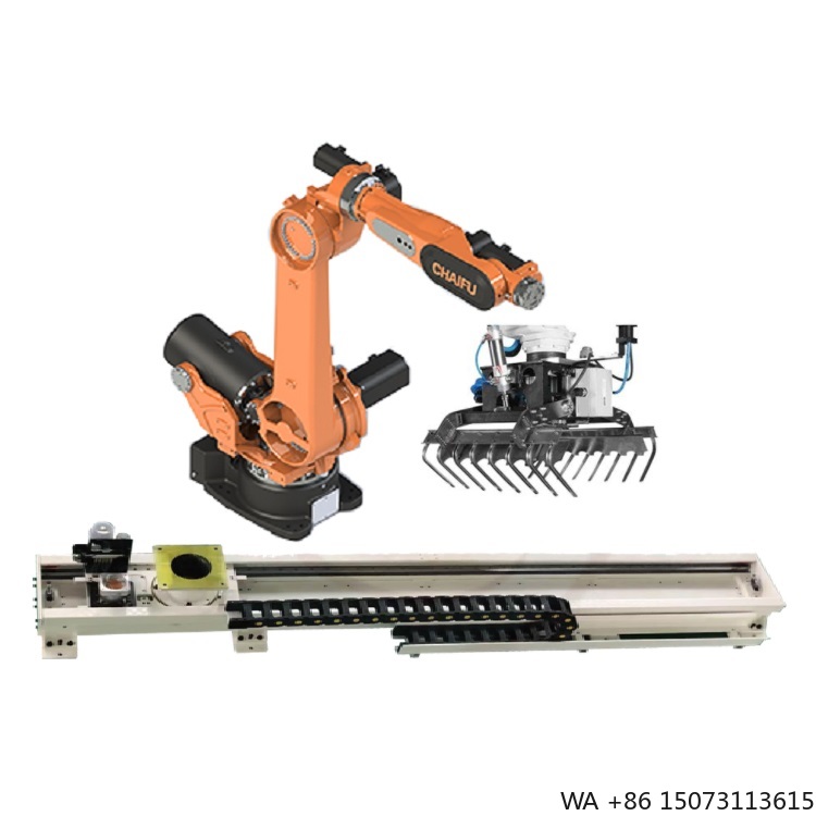 Linear Rail - 6-osiowy przemysłowy robot ruchomoczący z chwytakiem