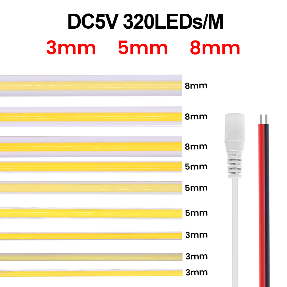 Taśma LED COB 3MM 5MM 8MM 5V 1 – Linear Rod 8Mm recenzja i cena