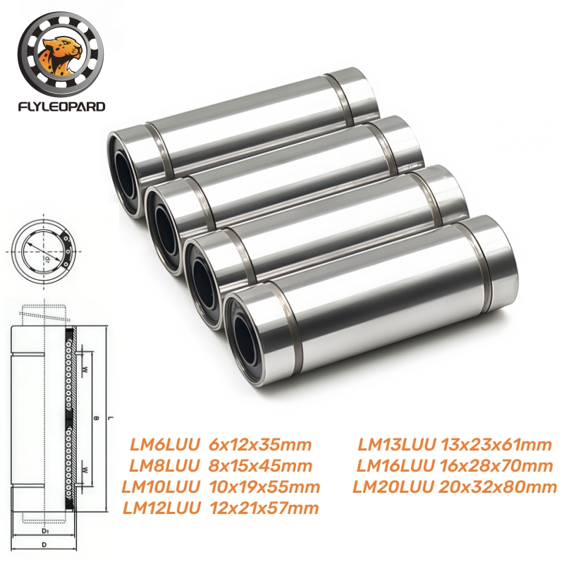 1 szt. Łożyska LM3UU LM4UU LM6 – Lm8Uu Bearing recenzja i cena