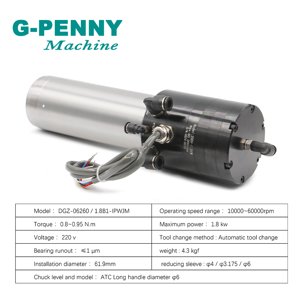 Wrzeciono chłodzone wodą 1.8kW – Water Cooled Spindle recenzja i cena