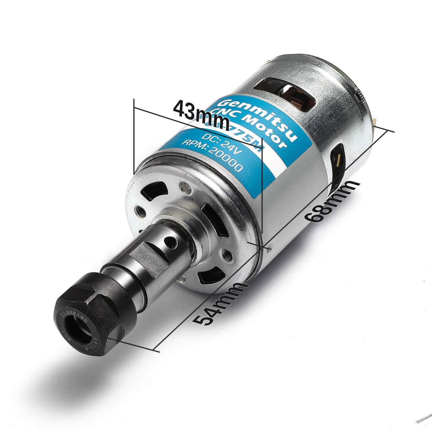 Genmitsu GS-775M 20000RPM 775  – 3018 Cnc recenzja i cena