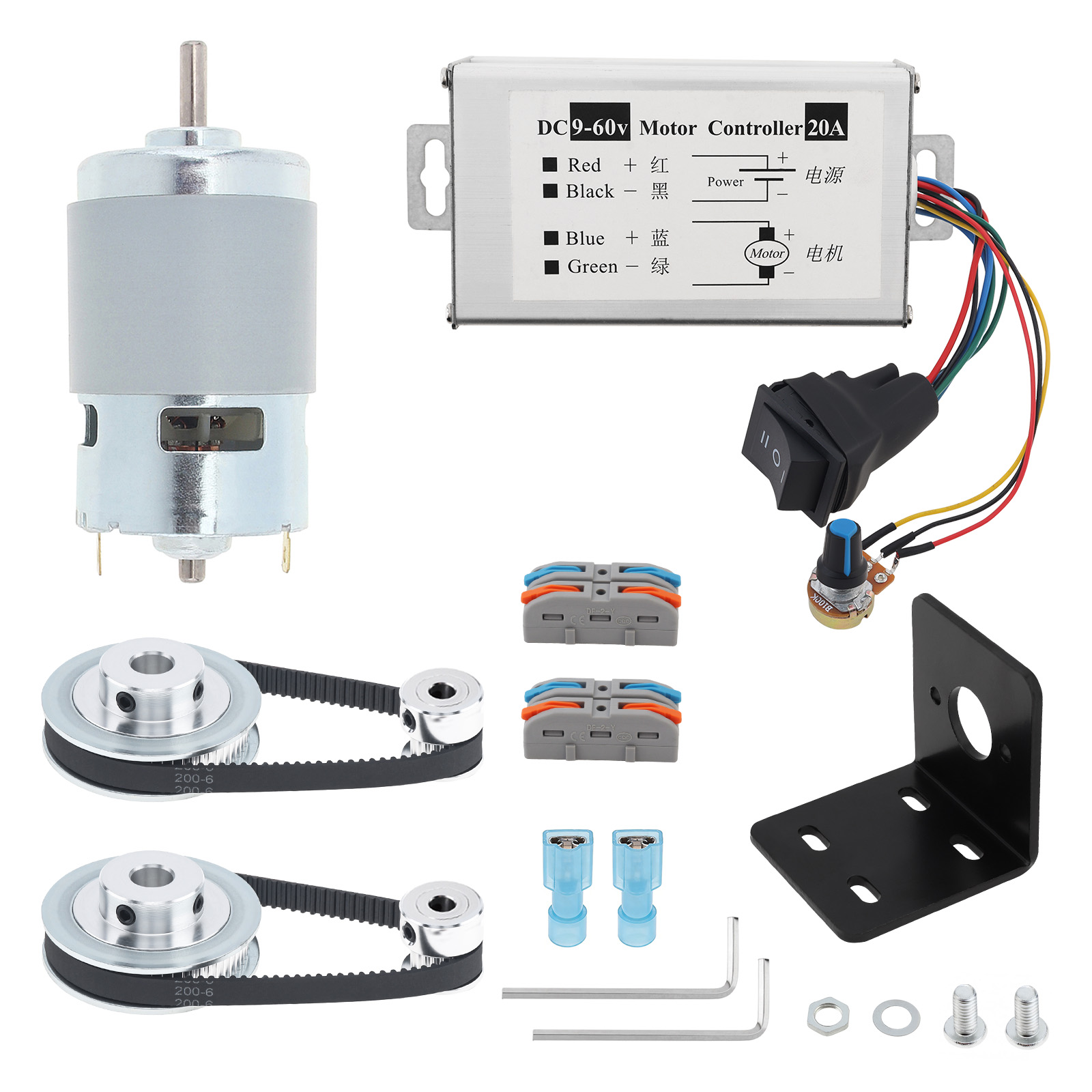 Zestaw silnika elektrycznego D – Gt2 Pulley recenzja i cena