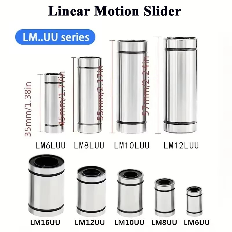 4/10 szt. LM3UU LM4UU LM5UU LM – Lm8Uu Bearing recenzja i cena