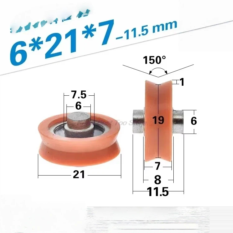 5 szt. POM Polioksymetylenowe  – V Slot Wheel recenzja i cena