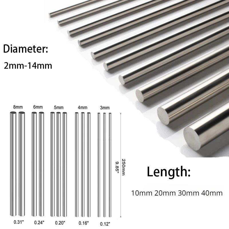 10/25Pc Stainles Steel Solid R – Linear Rod 8Mm recenzja i cena