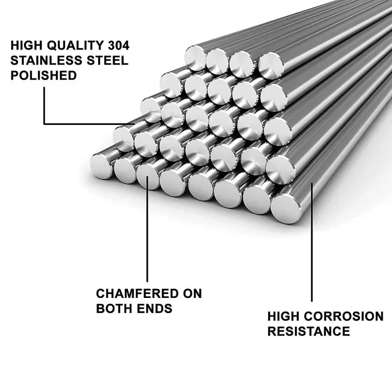 10/25Pc Stainles Steel Solid R – Linear Rod 8Mm recenzja i cena