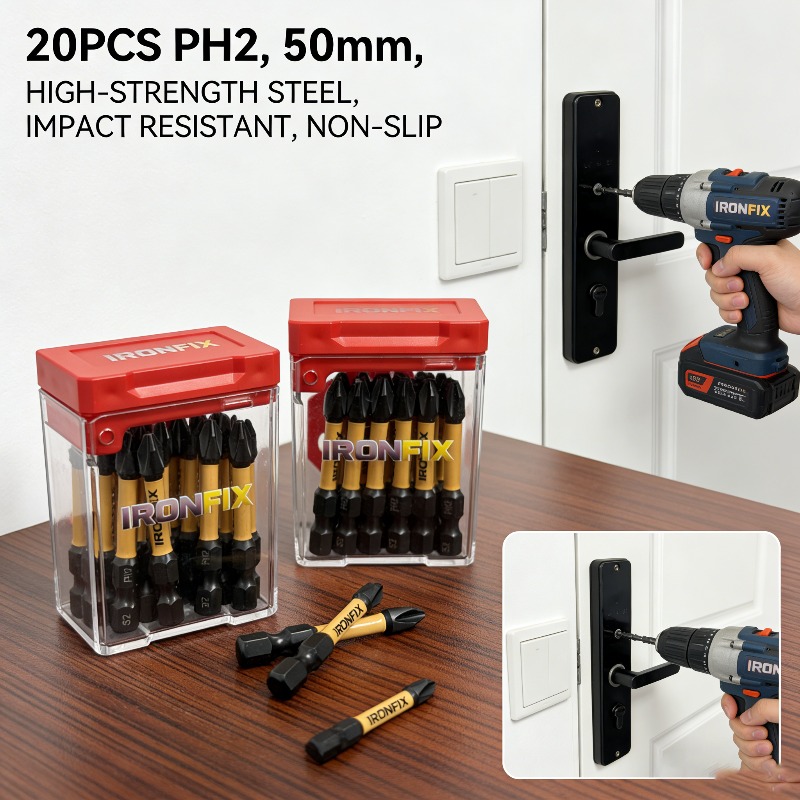 Wytrzymały zestaw 20 bitów do  – Drill Bit Set recenzja i cena