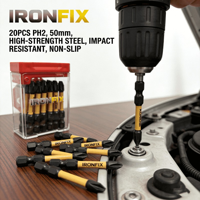 Wytrzymały zestaw 20 bitów do  – Drill Bit Set recenzja i cena