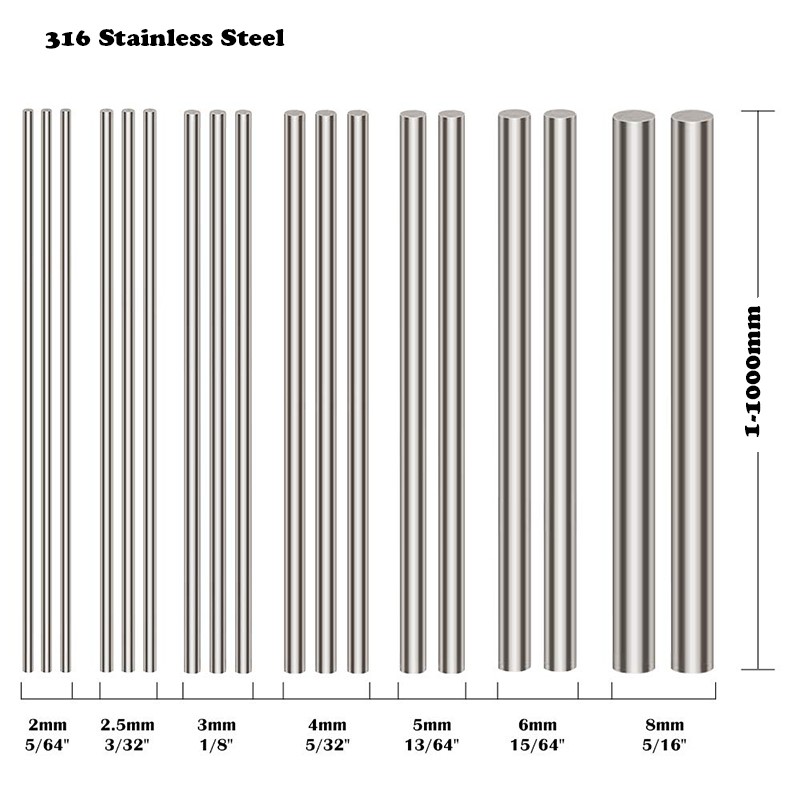 1 szt. 316 SS 6mm 8mm 10mm 12  – Linear Rod 8Mm recenzja i cena