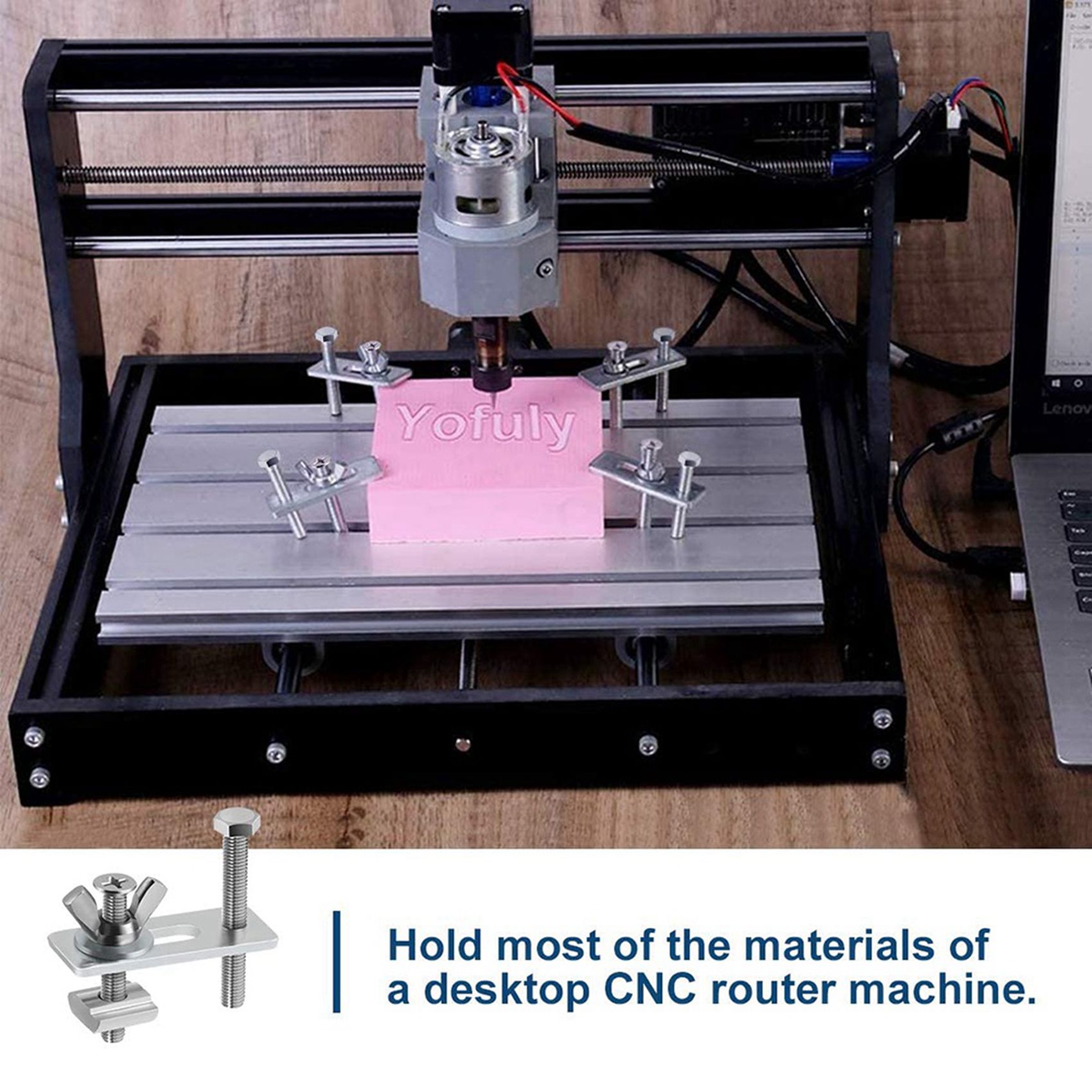 Zestaw zacisków do szyn T B62B – 3018 Cnc recenzja i cena
