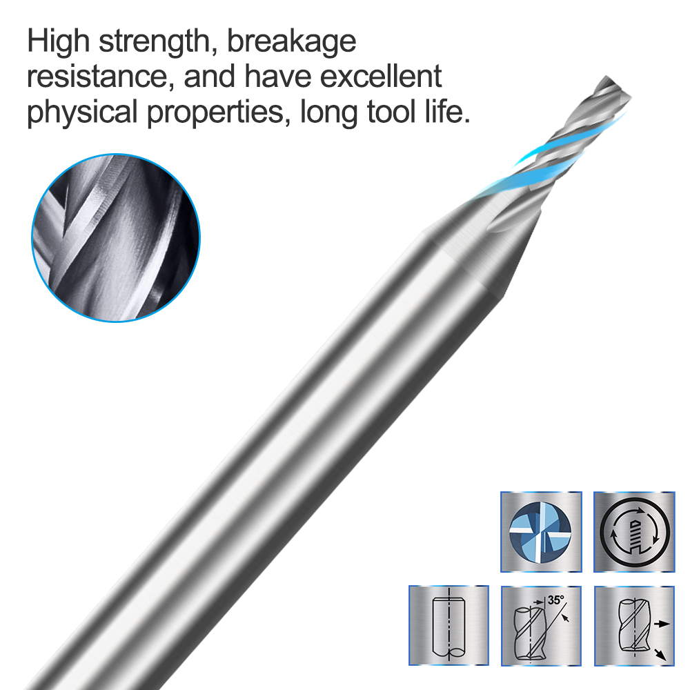 1szt Średnica Frez 2mm Frez 4- – End Mill Set recenzja i cena