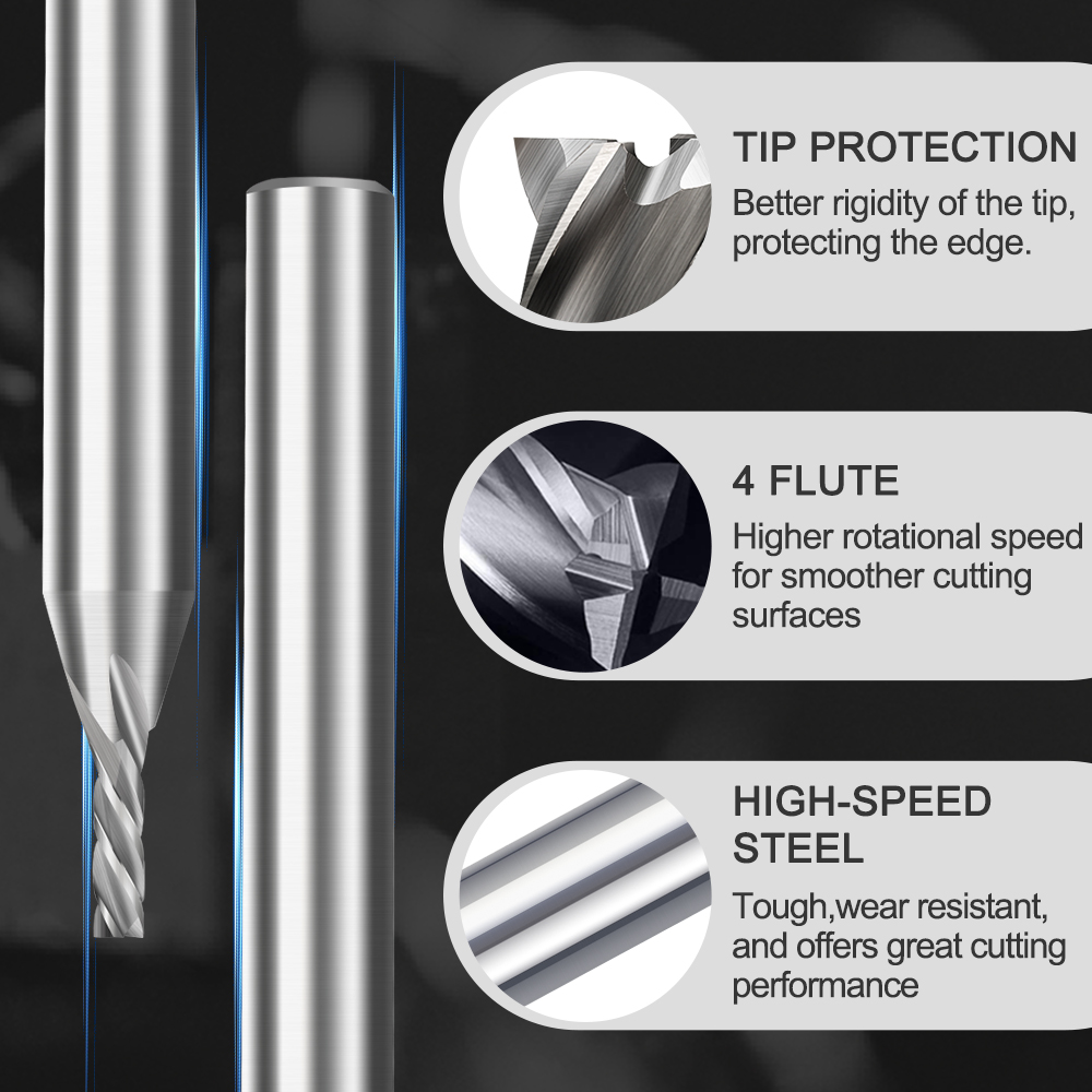 1szt Średnica Frez 2mm Frez 4- – End Mill Set recenzja i cena
