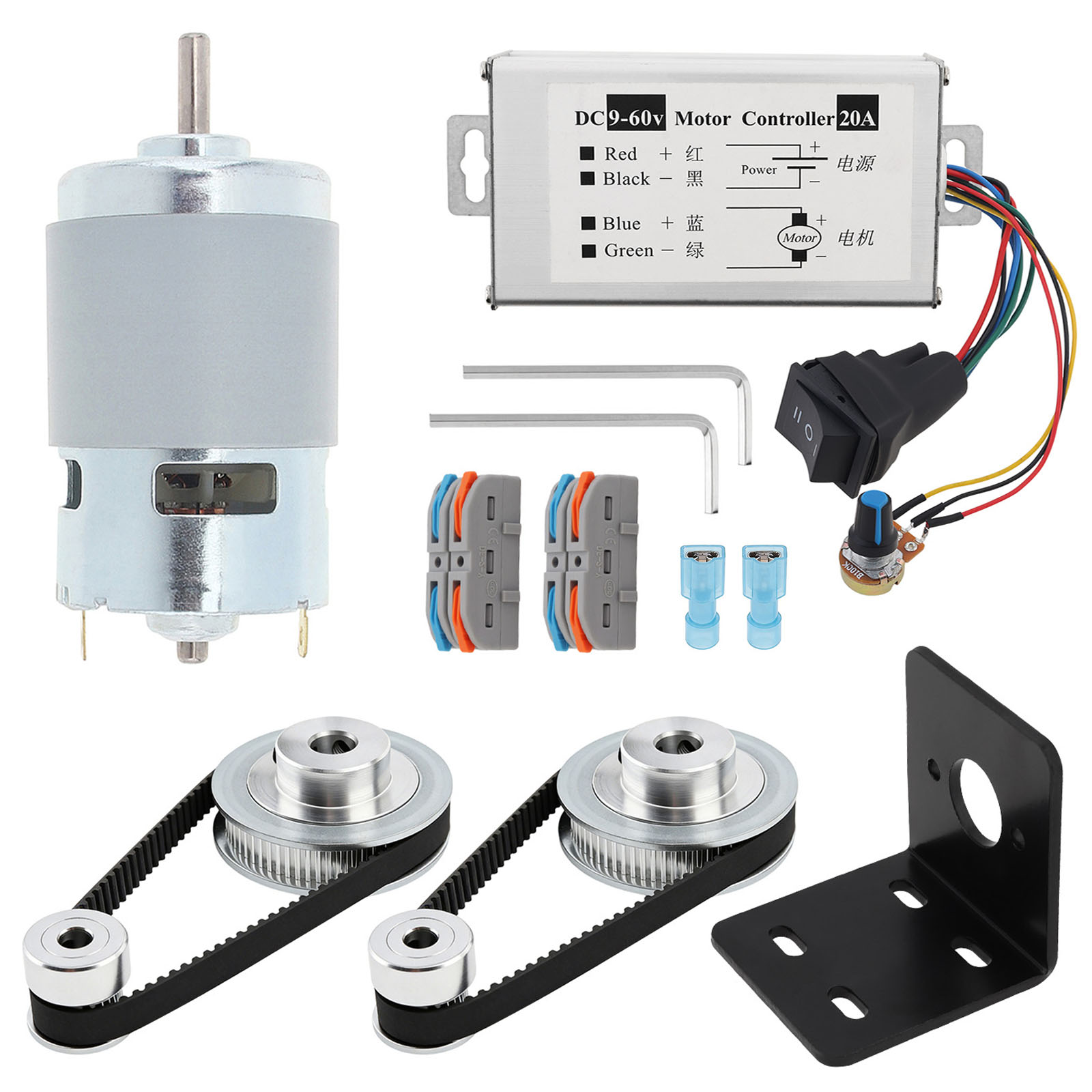 Zestaw silnika elektrycznego 7 – Gt2 Pulley recenzja i cena