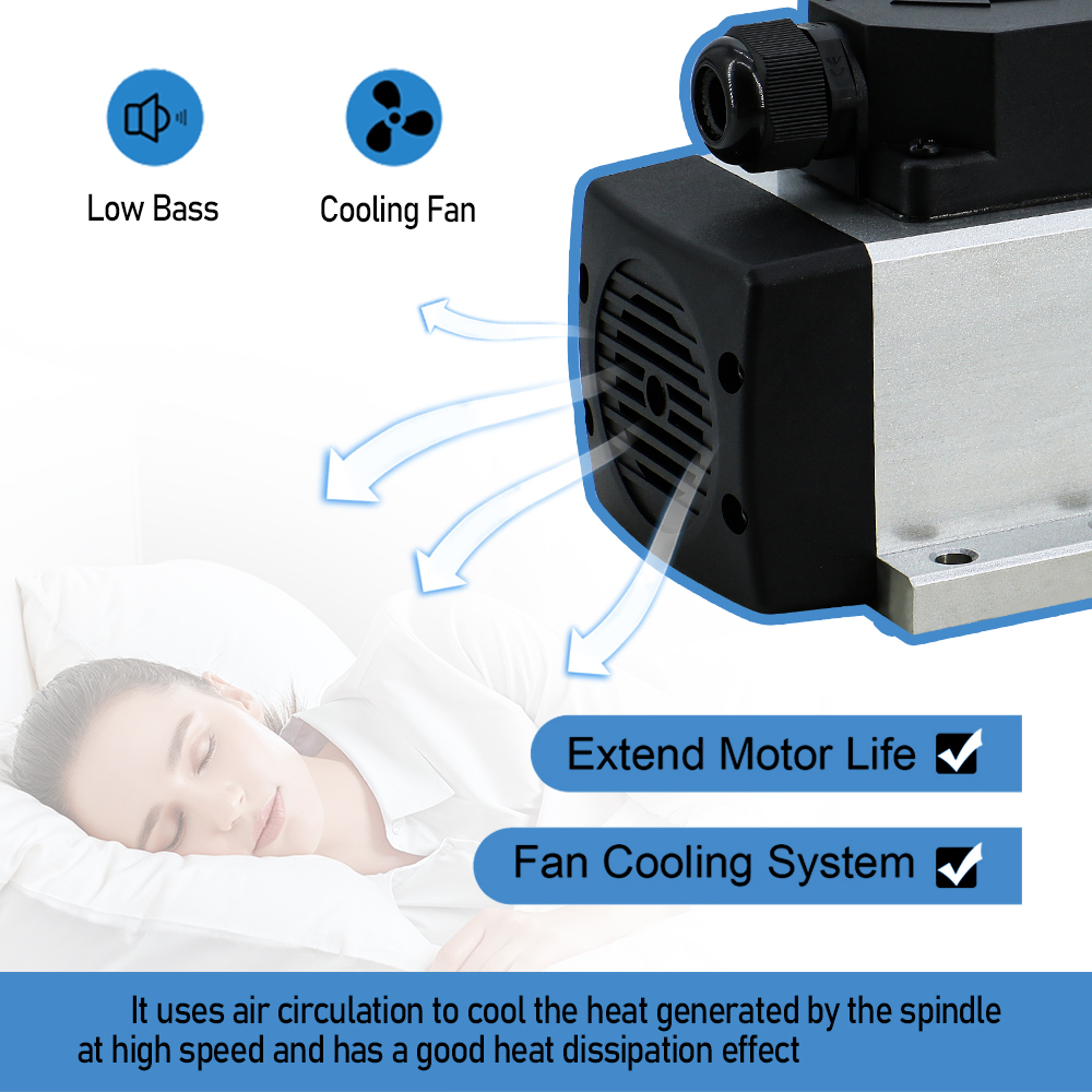 Nowy silnik wrzecionowy 2200W  – Water Cooled Spindle recenzja i cena