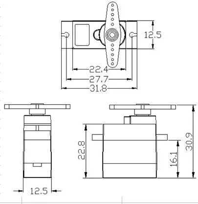 Feetech FT90MR 2kg Mikroserwo  – Servo 9G recenzja i cena