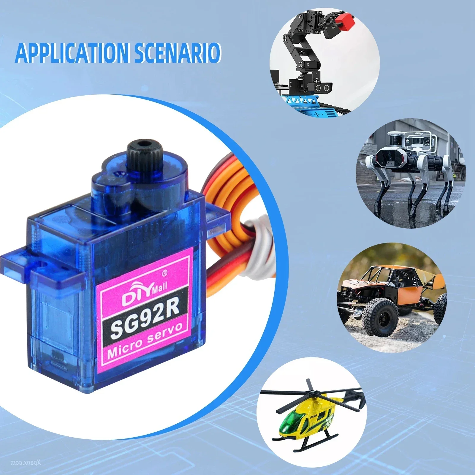 1/2/4/10 sztuk SG92R 9g Mikros – Servo 9G recenzja i cena