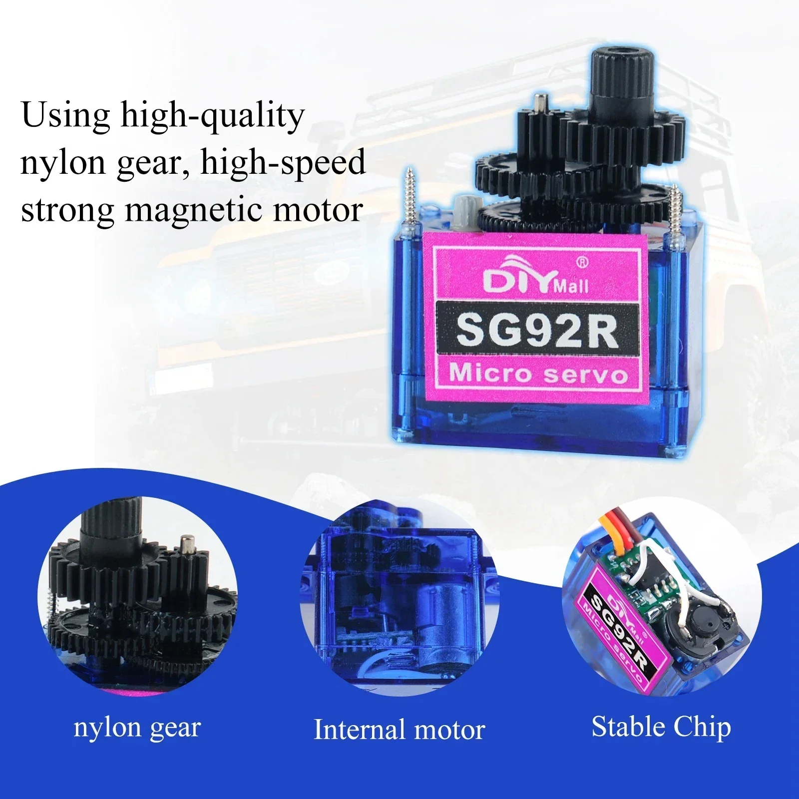 1/2/4/10 sztuk SG92R 9g Mikros – Servo 9G recenzja i cena