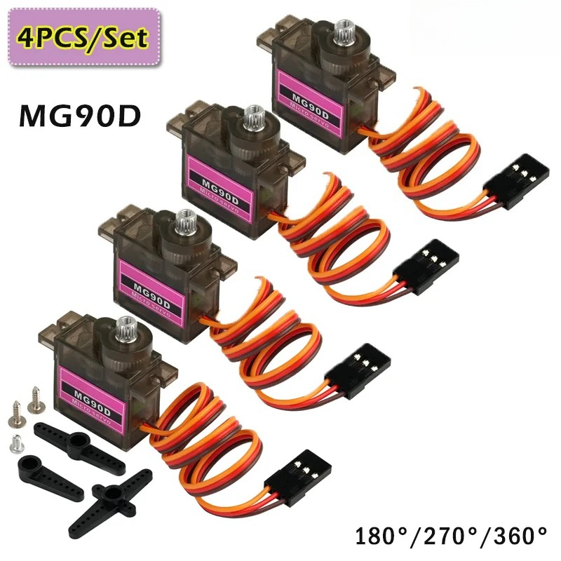 4 szt./zestaw 9g MG90D Mikro C – Servo 9G recenzja i cena
