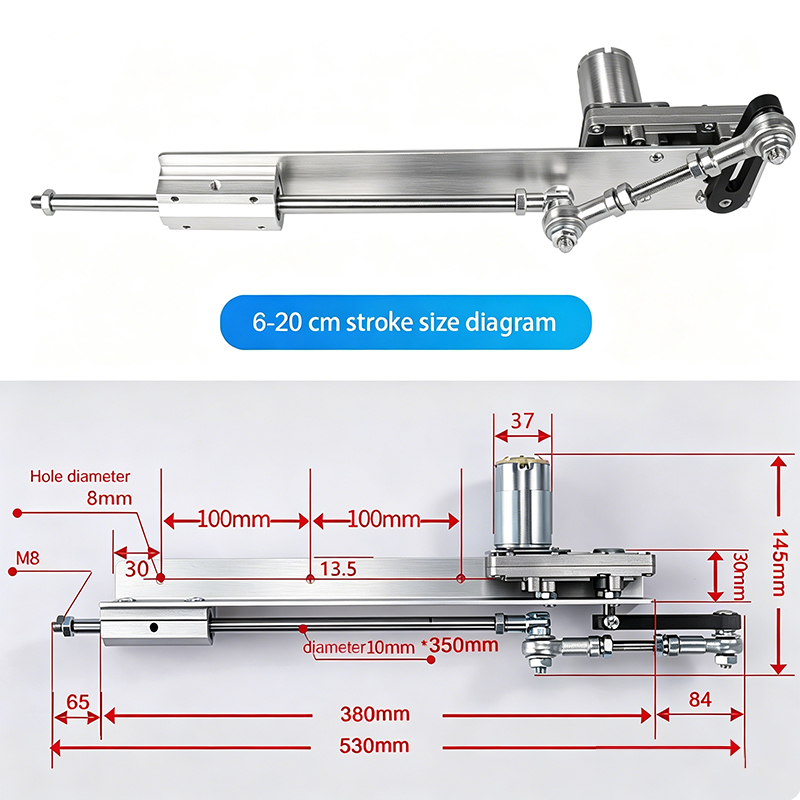 Siłowy teleskopowy siłownik li – Linear Rail recenzja i cena