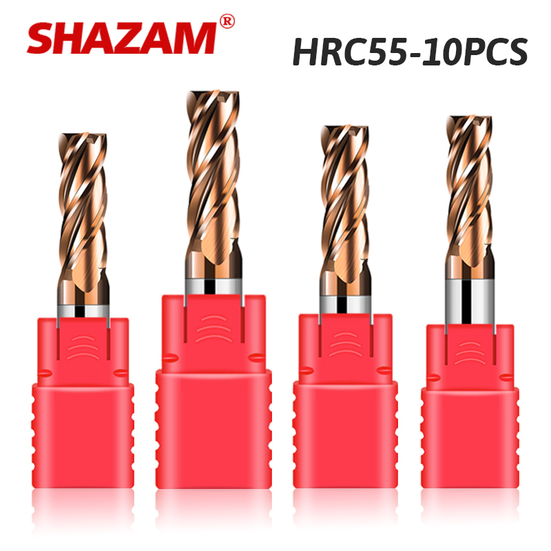SHAZAM 4-Shank HRC55 4-fletowy – End Mill Set recenzja i cena