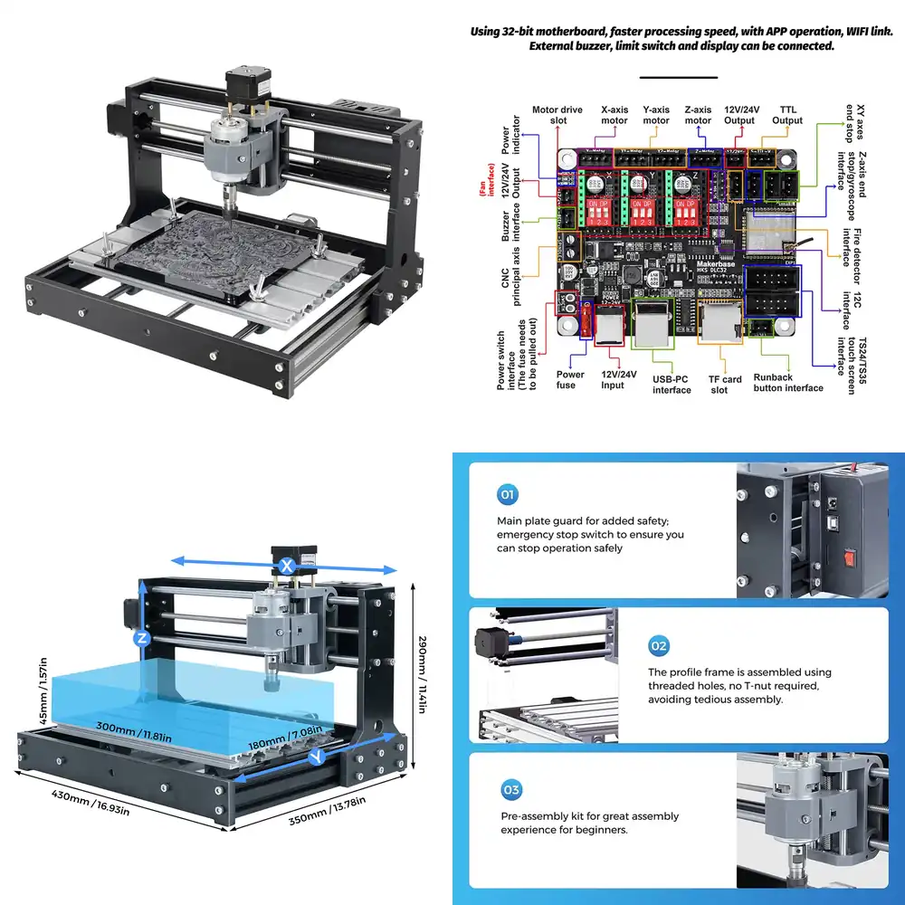 Mała hurtowa mini frezarka CNC – 3018 Aluminium Cnc recenzja i cena