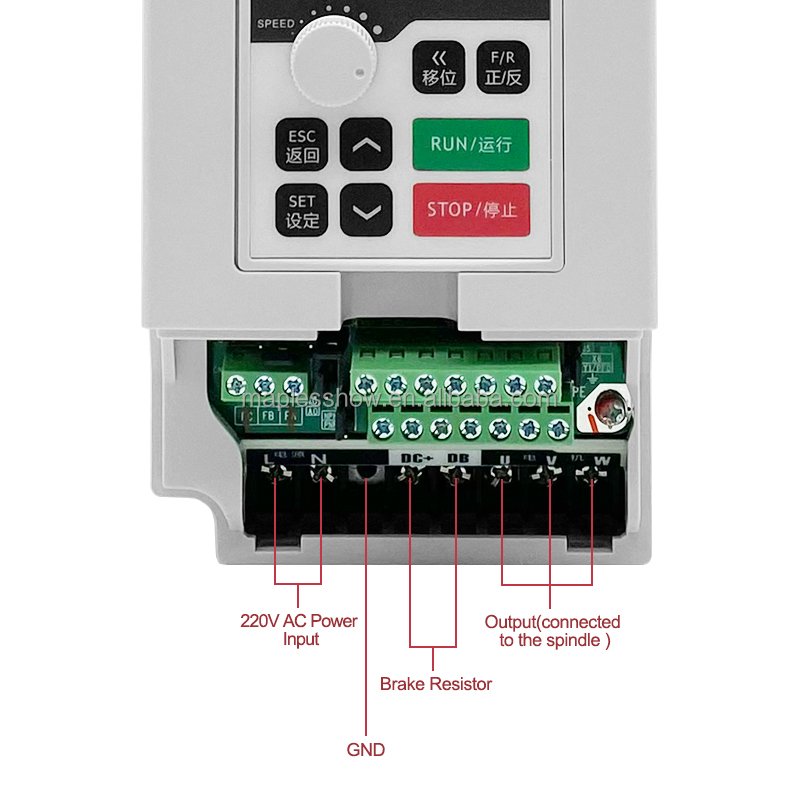 Falownik 1.5kW 110V/220V/380VA – Spindle Motor recenzja i cena