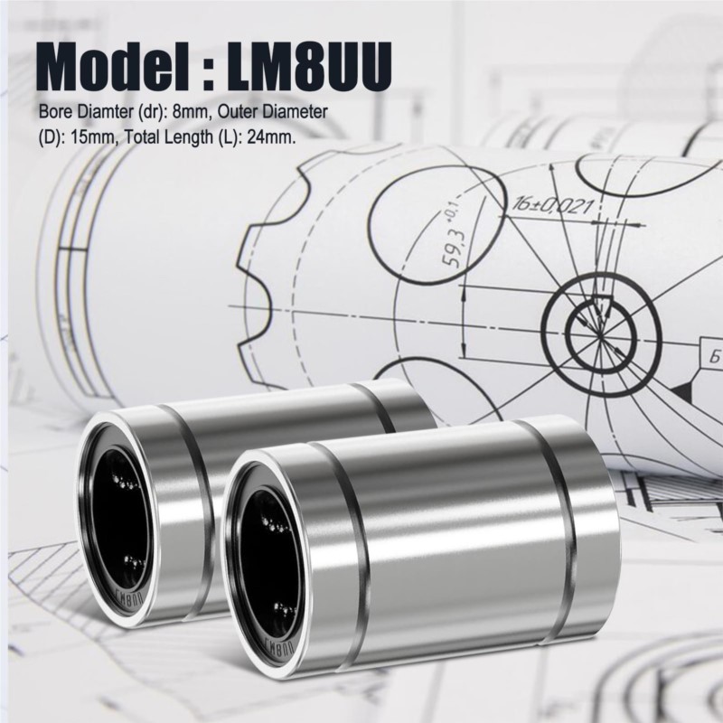 4/10 SZT. LM8UU LM10UU LM16UU  – Lm8Uu Bearing recenzja i cena